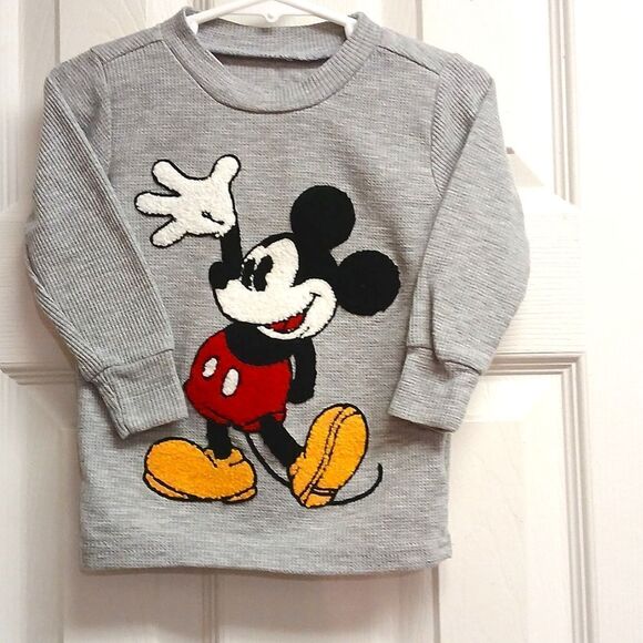 Disney Other - DISNEY JUNIOR BOYS MICKEY MOUSE 12M Thermal, Gray